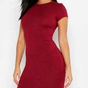 Basic Ribbed Bodycon Dress